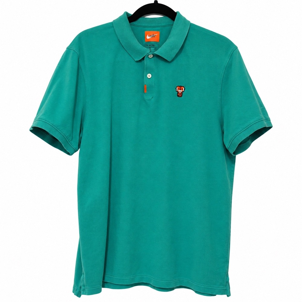 Nike Tiger Woods Frank Polo Dri-FIT 2020 Masters Teal Green Size L